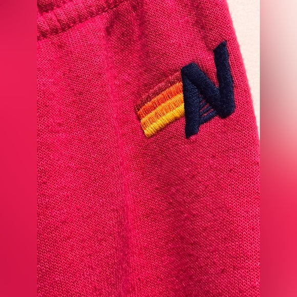 AVIATOR NATION Women  Gradient Sweatpants - Pink and Purple - Picture 7 of 9